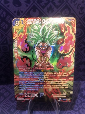 dragon ball super card game kefla ABS-21 Heroes Promotional SDBH SS2 Kefla, Lightning Speed SPR