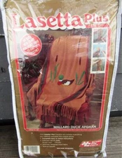1985 NATIONAL YARN CRAFTS LASETTA PLUS MALLARD DUCK AFGHAN CROCHET KIT