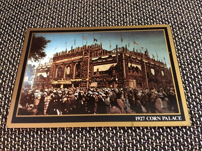1927 CORN PALACE Mitchell, South Dakota Gold Edition Postcard Dakotaland