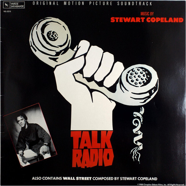 Vinyl Stewart Copeland Talk Radio LP, Comp 1988 Rhythmic Noise