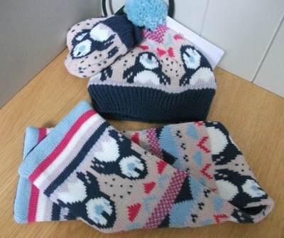 baby hat scarf and mittens