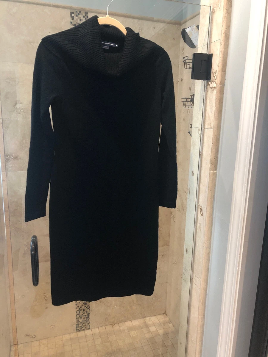 ralph lauren black sweater dress