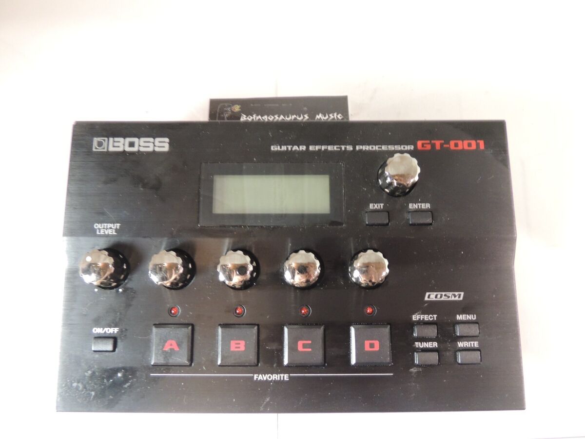 Boss GT-001 Guitar Multi Effects Desktop Processor Free USA