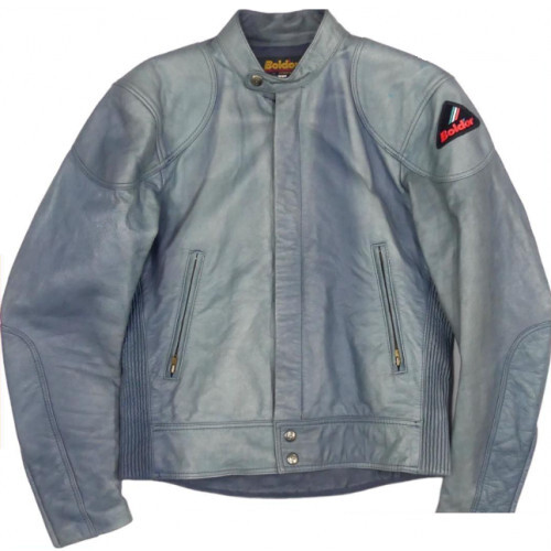 HONDA Boldor ライダースジャケット　4L Boldor Honda Leather Motorcycle Jacket SIZE: L Light blue EX