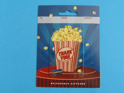 BLOCKBUSTER VIDEO POPCORN GIFT CARD 2010 ON ORIGINAL BACKER NOT USED -NO VALUE 