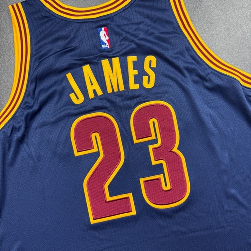 100% Authentic Lebron James Mitchell & Ness 2015 2016 Cavaliers Jersey 56 3XL - Picture 7 of 7