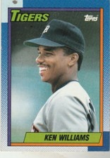 FREE SHIPPING-MINT-1990 Topps #327 Kenny Williams Detroit Tigers +BONUS CARDS