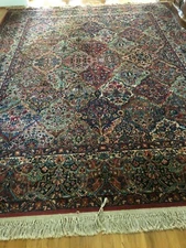 Karastan 8'8" x 10'6" worsted wool Multicolor panel Kirman