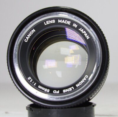フィルムカメラ Canon FD 55mm 1:1.2 + FD28mm F2.8 S.C. Canon FD 55mm F/1.2の分解｜フィルムカメラ修理のアクアカメラ