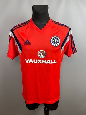 Maillot Écosse Foot Extérieur 2014-2015 – Adidas Blanc Taille S – Homme