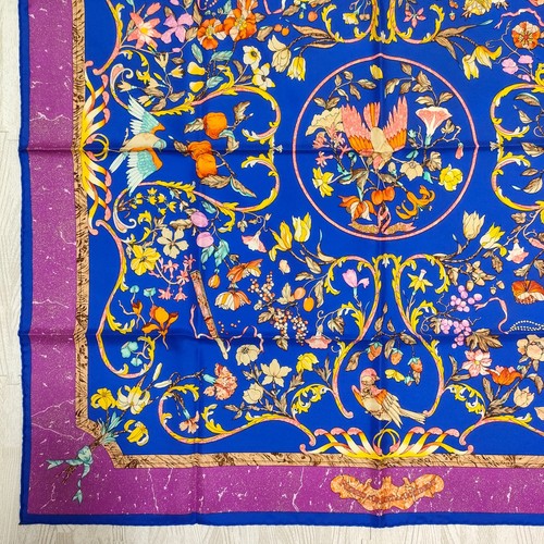 HERMES Carre 90 PIERRES d'ORIENT et d'OCCIDENT vintage Silk Scarf Excellent - Picture 12 of 23