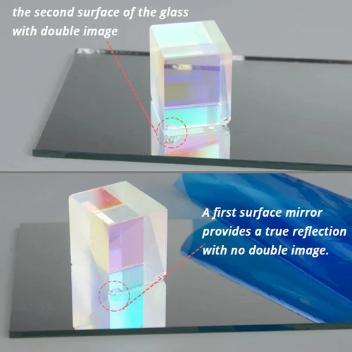 2PCS First Surface Reflecting Mirror Reflector Optical Front Surface Mirror DIY - Picture 7 of 10