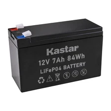Kastar 12V 7Ah 84Wh LiFePO4 Battery for CATV System, Robotics, E-Bike, Motorbike