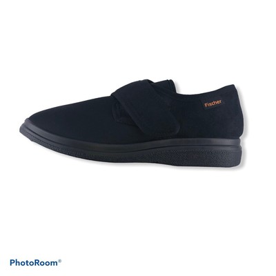bequemschuhe unisex fischer velours 13948 schwarz