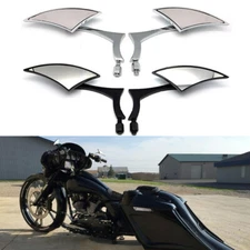 Motorcycle Rearview Mirrors For Harley Davidson Street Glide Road King Softail