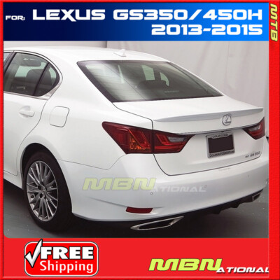 13-15 Lexus GS350 450 Deck Trunk Rear Spoiler Painted 077 STARFIRE PEARL