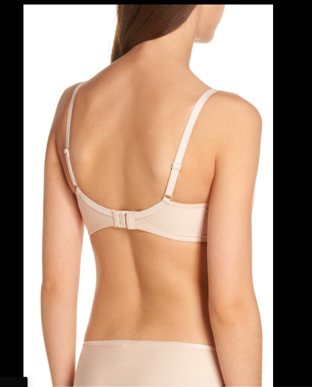 Chantelle Orangerie Full Cup Unlined Bra - Size 32C, Nude (Pink Skin), Lace Embroidered Tulle
