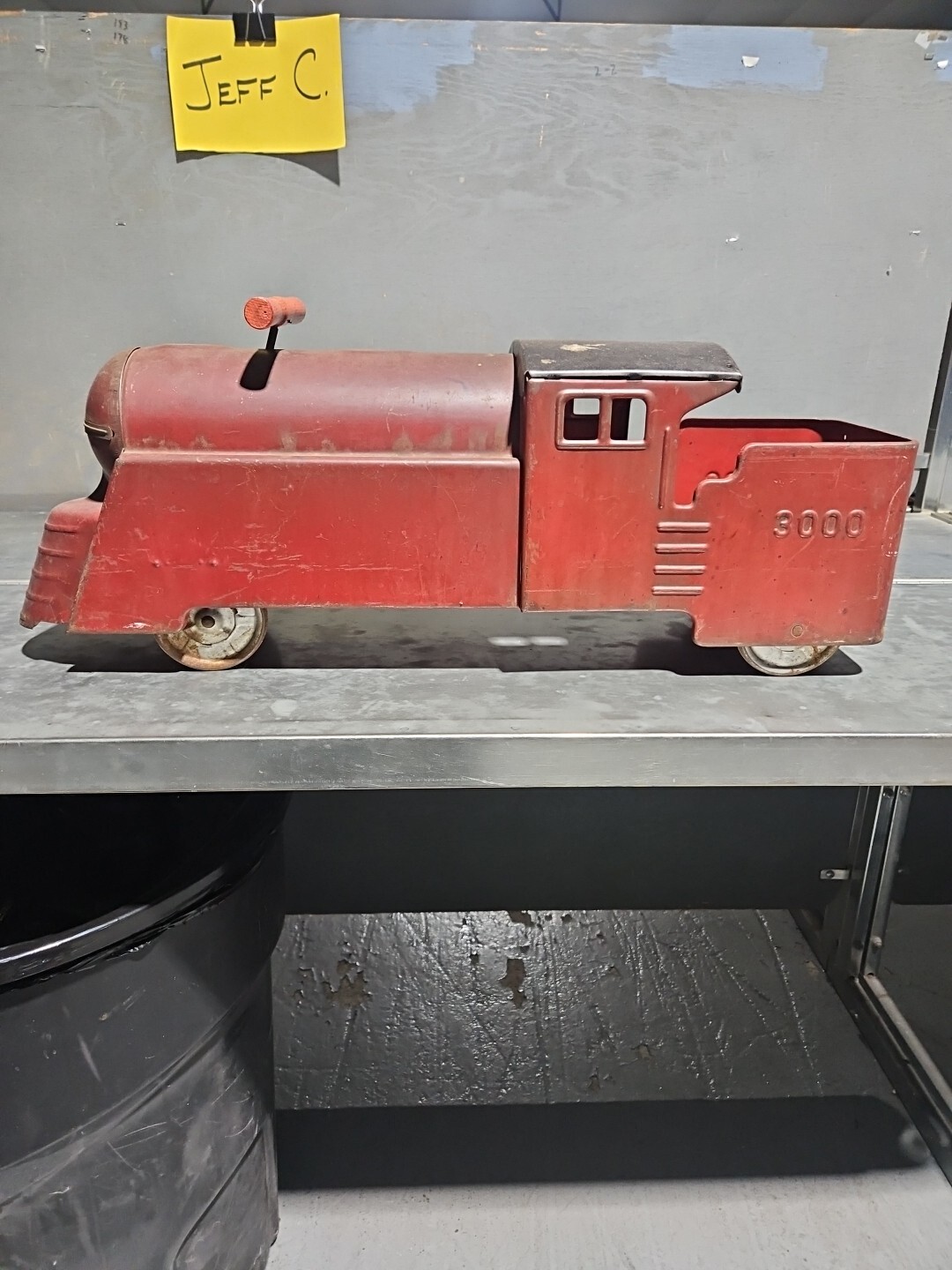 Antique Children's Push Toy Train