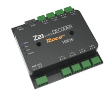 Roco 10836 Z21 DCC Switch DECODER for up to 8 switches or to 16 consumers NIB