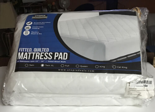 utopia bedding quilted fitted mattress pad full