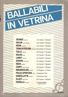 Ballabili in vetrina - 15 spartiti musicali ed. Sedimus