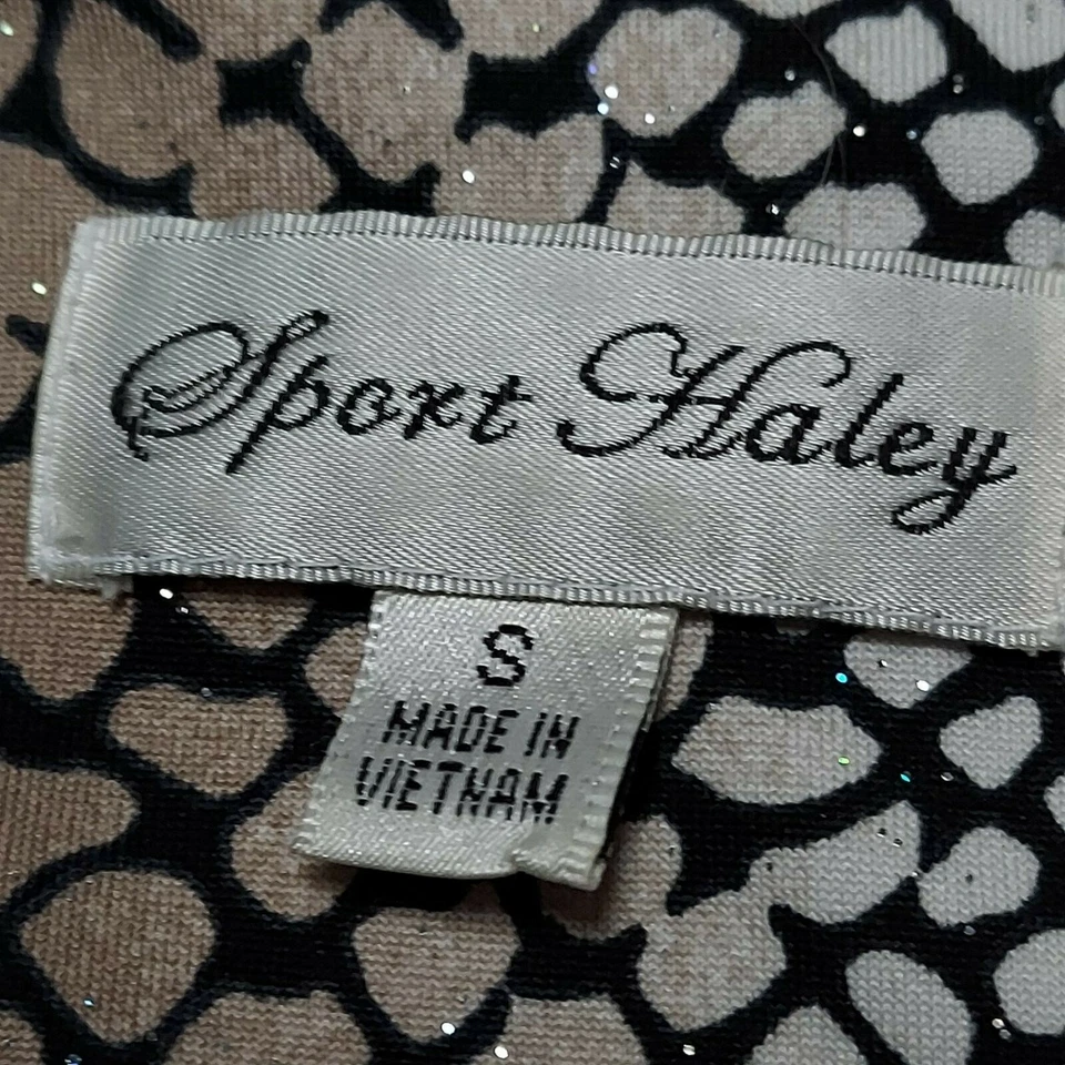 Pullover deportivo de manga larga con estampado de piel de serpiente Haley para mujer pequeño Foto 4 de 4