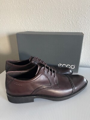 Ecco Biarritz‎ Shoe Men 9 Black Leather Oxford Cap Toe Lace Up Comfort Office Ecco Biarritz Shoe Men 9 Black Leather Oxford Cap Toe Lace  main image 2