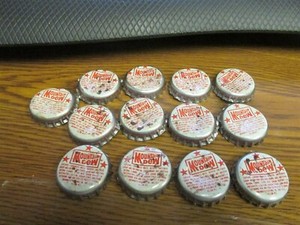 Mountain Dew 13 (12 diff) NFL Football crown caps used 3 Stars 