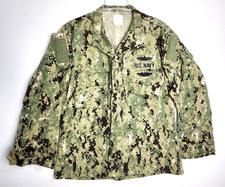 US Navy Working Uniform NWU Type III AOR2 Woodland Blouse MEDIUM REGULAR SWO Sub