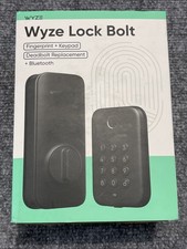 Wyze Lock Bolt Smart Door Lock Keypad Fingerprint  Matte Black WLCKB1 New
