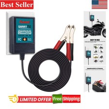 12v Smart Trickle Battery Charger - Fully-automatic Maintainer For All Vehicles