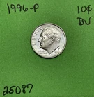 1996 P Roosevelt Dime 10c Gem BU Brilliant Uncirculated US Coin See Pics