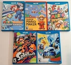 Nintendo Wii U Games - Lot of 5 Games - Super Mario 3D World, Pokken Tournament