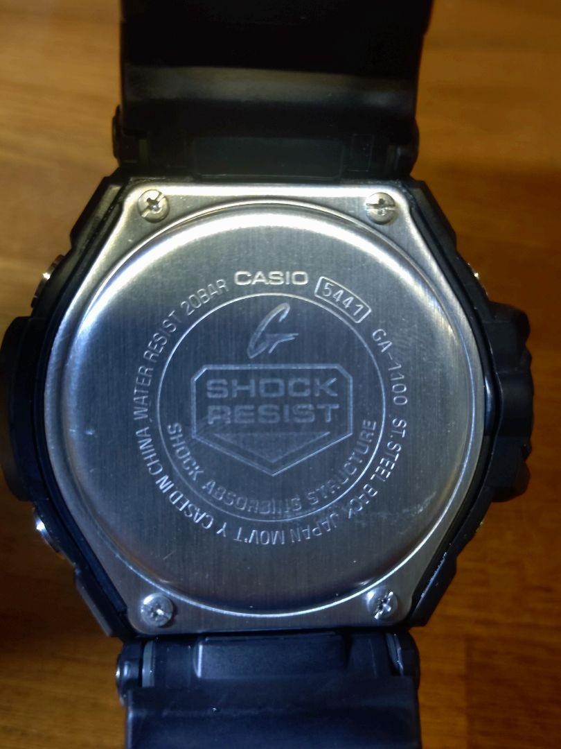 時計 G-SHOCK 5441 GA-1100 Casio GA1100-9G (5441) G-Shock Gravity Master Gold Men's