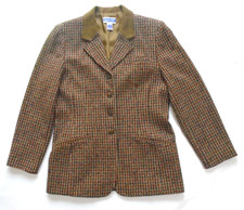 Vintage Knockabouts By Pendleton Women's size 12 Wool Blazer Brown Tweed