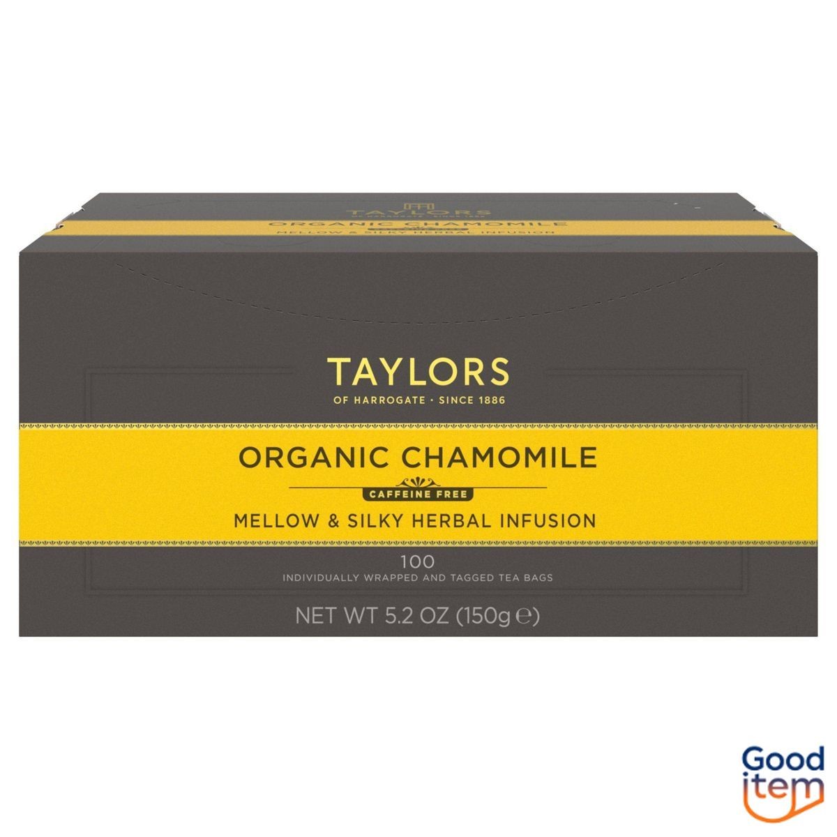 - 100ct Tea Type Herbal Tea Flavor Organic Chamomile