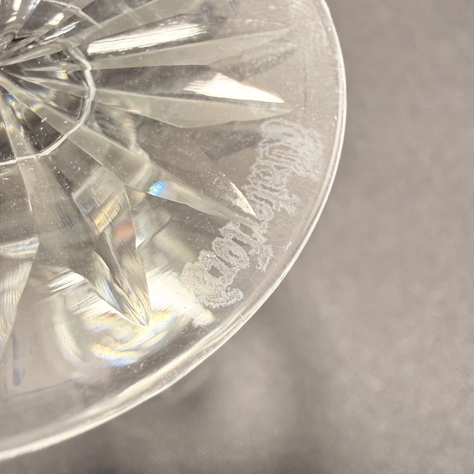 Waterford Kylemore Cut Crystal Cordial Glasses – Set of 4, 4″ Ireland Made - Image 4 of 4