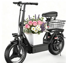 Electric Scooter for Adult 45Miles 30Mph Power by 1500W Peak 14" Tire Foldable