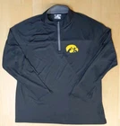 Iowa Hawkeyes Under Armour Men's 3XL 1/4 Zip Loose Pullover HeatGear Black Long