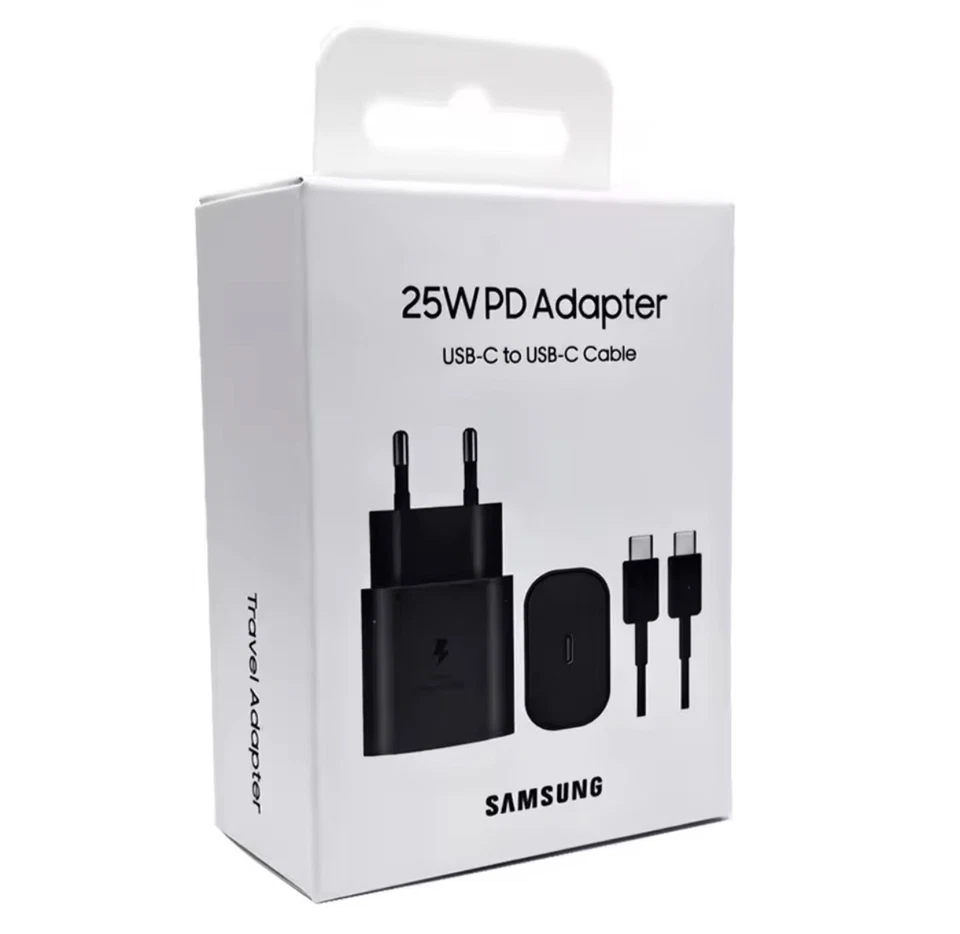 Samsung Caricabatterie Originale 25W Super Veloce USB-C Galaxy S24 S23 S22 S21 - Immagine 2 di 4