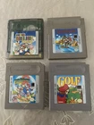 Nintendo GameBoy Games Lot - Super Mario: Deluxe - Land - Land 2 - Golf