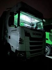 Scania interior GREEN LED headlining + door upgrade KIT Next Gen +R S Series V8
