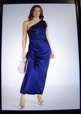 MinkPink Full Length Ankle Dress Blue Womens Size Small New