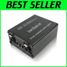 Compact Rack Mount Professional Hum Eliminator - Dual Channel Noise Reduction