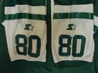FLAWLESS WAYNE CHREBET #80 NY NEW YORK JETS STARTER NFL GAME FOOTBALL JERSEY XLG — photo 3