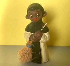 Collection - Santon ALBOROX - "Martin de PORRES" en terre cuite peinte