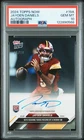 2024 TOPPS NOW AUTO #19A JAYDEN DANIELS 5/10 PSA 10