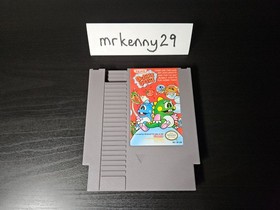 Bubble Bobble 1 (Nintendo NES, 1988) with Box and Manual