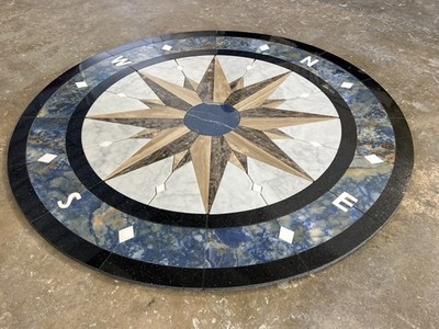 Floor Marble Medallion 24x24 Inches