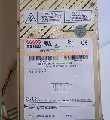 1PC Used ASTEC MP6-2W-1Q-00 73-560-0612 Power Supply Unit